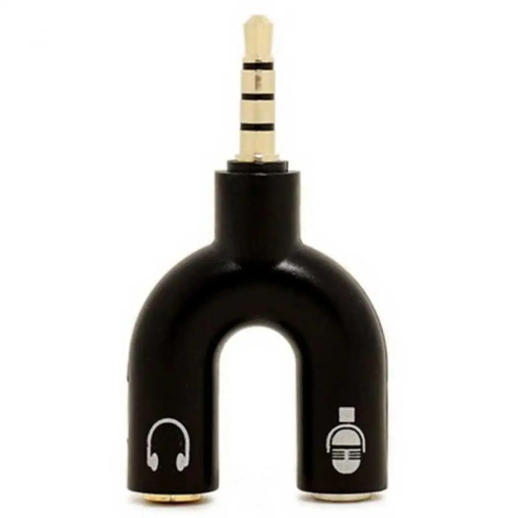 

Audio Adapter Laptop Headphone Splitter Headset Microphone 2-in-1 Conversion Line Laptop, mobile phone, tablet