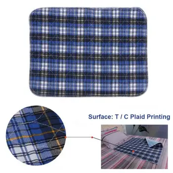 

Adult Diaper Reusable Washable Pad An Absorbent Pad For Adults Incontinence Pad Blue Lattice 45* 60cm