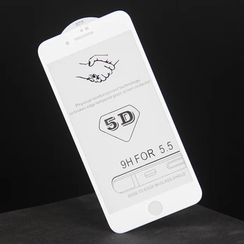 

Wholesale 5D Curved Surface Full-screen Tempered Glass Screen Protector 9H Glass Film For iPhone 6 7 8 Plus X 20pcs/lot