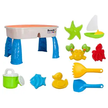 

Children's Beach Toy Set Safe Non-toxic Summer Swimming Sand Digging Table Water Puzzle Toys For Kids Over 3 Years Old