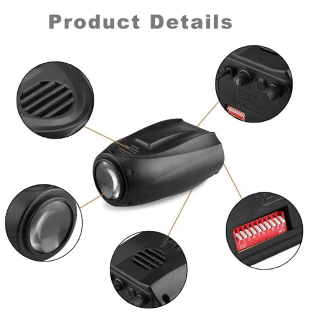 LED المرحلة تأثير الإضاءة المحمولة الموسيقى السيارات/الصوت نشط 64 المصابيح RGBW أضواء الليزر شعاع ضوء لنادي الديسكو DJ حزب بار KTV مصابيح الزفاف