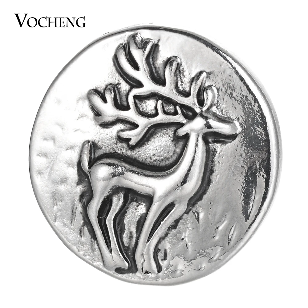 

Vocheng Ginger Snap Jewelry Snap Charms Snap Button Vintage Reindeer 18mm Vn-1856