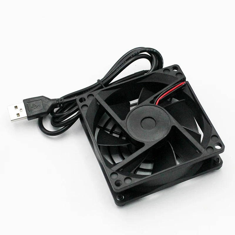 Мини вентилятор USB 90 мм 9 см 5 В решетка с бесшумным охлаждающим вентилятором