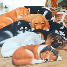 Милый 3D дверь для собаки коврик ковер для гостиной ванной комнаты детская спальня ковры и ковры компьютерный коврик на стул и на пол