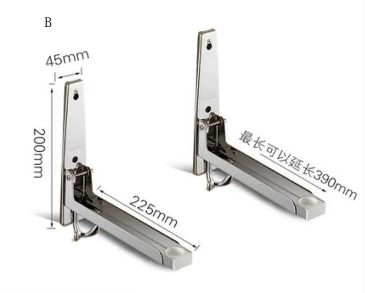 A1 304 полка для микроволновой печи из нержавеющей стали кронштейн для микроволновой печи настенный кронштейн для кухни Lu5035