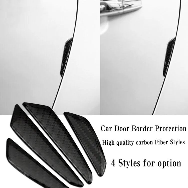 

4pcs Carbon Fiber Epoxy Door protection stickers Car accessories For Mercedes benz w203 w204 w211 W202 W210 GLK GLC GLE