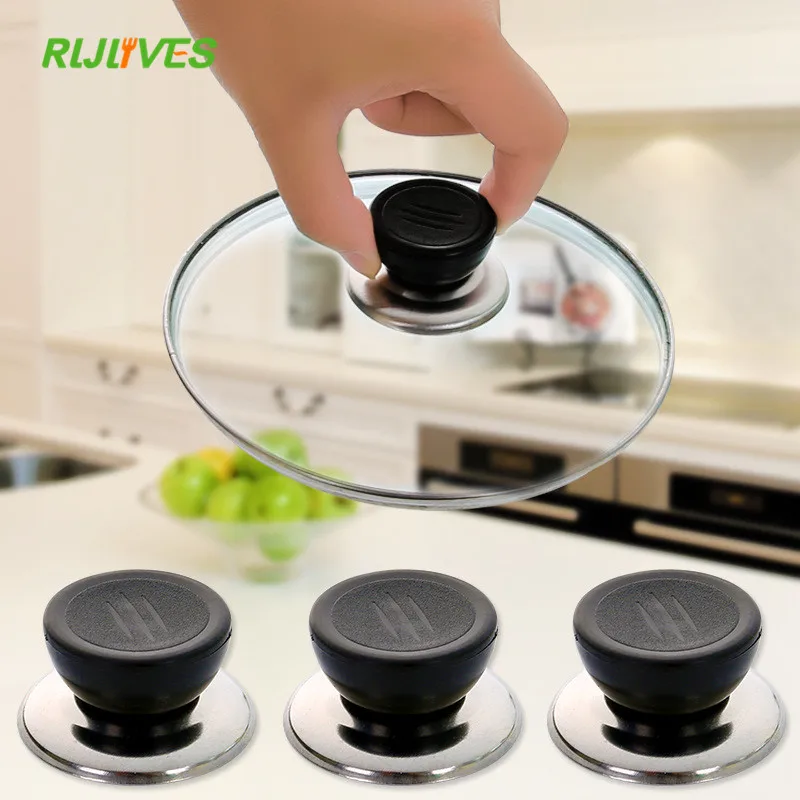 

1 Pc Kitchen Cookware Replacement Utensil Pot Pan Lid Cover Circular Holding Knob Screw Handle