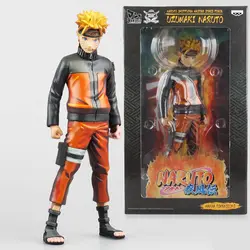 Бесплатная доставка 10 "Наруто Shippuuden аниме Uzumaki Naruto комиксов Ver. Штучной упаковке 25 см ПВХ фигурку Модель Коллекция игрушки куклы подарок