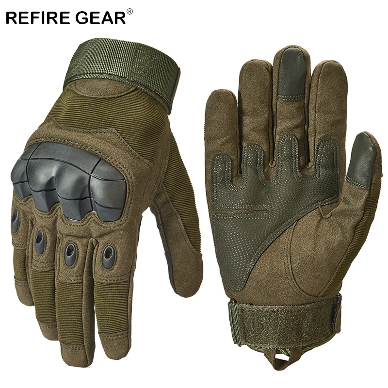 Мужские тактические перчатки ReFire Gear для кемпинга охоты походов езды на