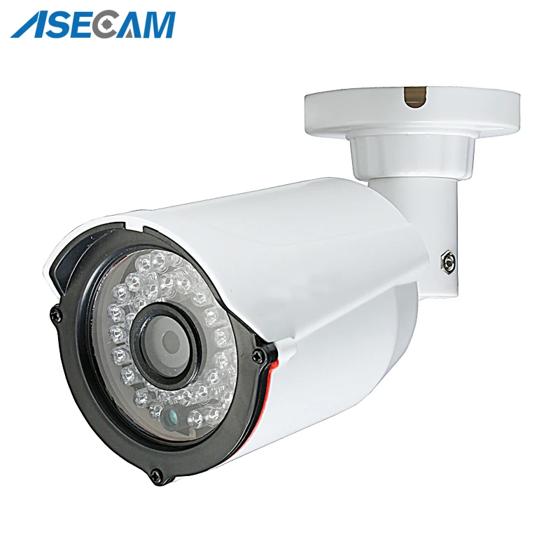 

ASECAM 2MP AHD 1080P Security Camera Mini White Indoor Bullet 36leds infrared Night Vision Surveillance Free shipping