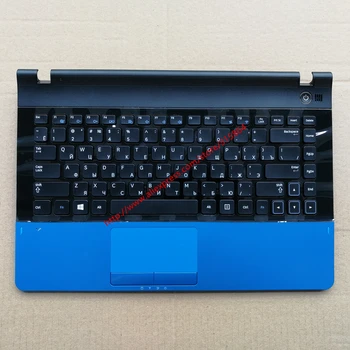 

Russian new laptop keyboard with touchpad palmrest for samsung 300E4C 3430EA NP300E4A 305E4A 300e4x 300E43 3431EX RU blue