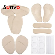 Sunvo высокие каблуки ударопрочный вкладыш уход за вкладышем стелька для переднего отдела стопы противоскользящая наклейка пятки боль снимает пятки подушки колодки