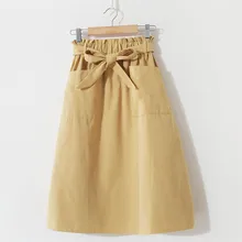 JAYCOSIN Модные женские повседневные джинсовые винтажные удобные Сплит летняя с высокой талией повседневные женские длинные юбки до середины икры Jun06