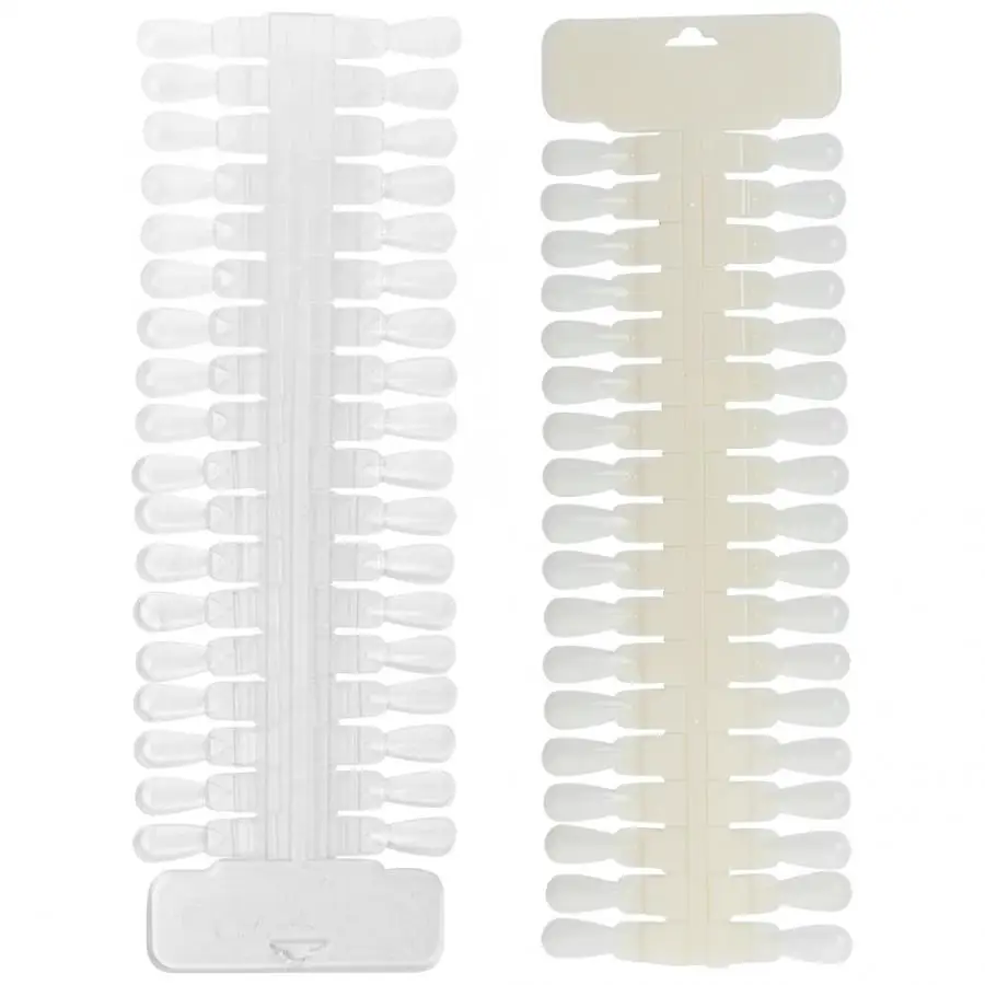 

36 Tips Nail Gel Color Display Cards Double Sided Practice Samples Training Tool Nail Display