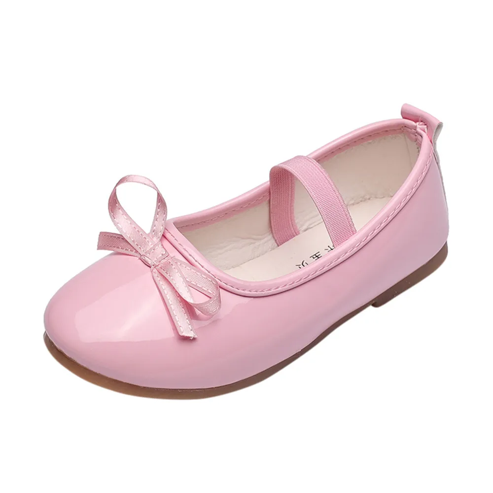

Baby Fashion Sneaker Child Girls Bow Casual Single Leather Pricness Shoes fashion Casual Toddler Breathable soft Shoes hot Mar 8