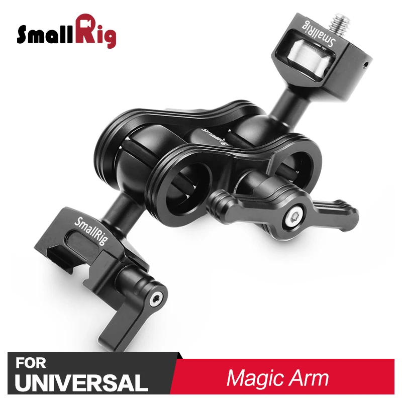 

SmallRig DSLR Camera Articulating Arm with Screw Ballhead and NATO Clamp Ball head Quick Release Magic Arm for Monitor Support