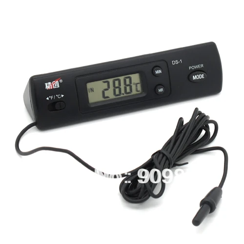 Portable Digital Car Temperature Gauge Meter Vehicle Home Office Fridge