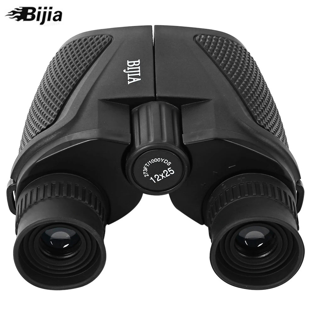 BIJIA 12 x25HD Binoculars Porro BK4 Prism Waterproof 83m