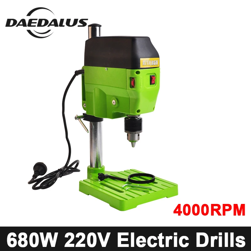 

BG-5168E Electric Drills 680W 220V Mini Drilling Machine 4100RPM Bench Drill CNC Milling Engraving For DIY Wood Metal Electric
