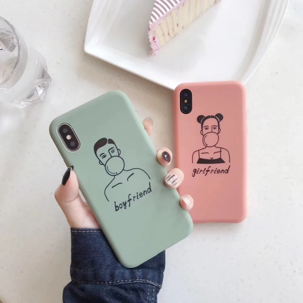 

Fashion Lovers Matte TPU Phone Case for iPhone 6 6s 7 8 Plus + 6P 7P Soft Silicone Cases for iPhone XR X Xs Max Cover Shell
