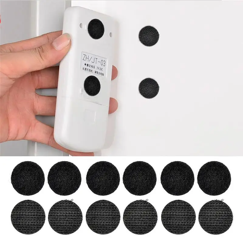 

250Pairs Magic Nylon Sticker Double Sided Adhesive Hooks Loops Disks Round Fastener Tape Sewing Craft DIY Accessories