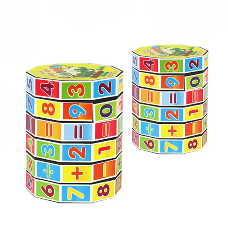 

2018 New Magic Cubes Educational Toys For Children Kids Mathematics Digital Numbers Magic Cube Toy Puzzle Game