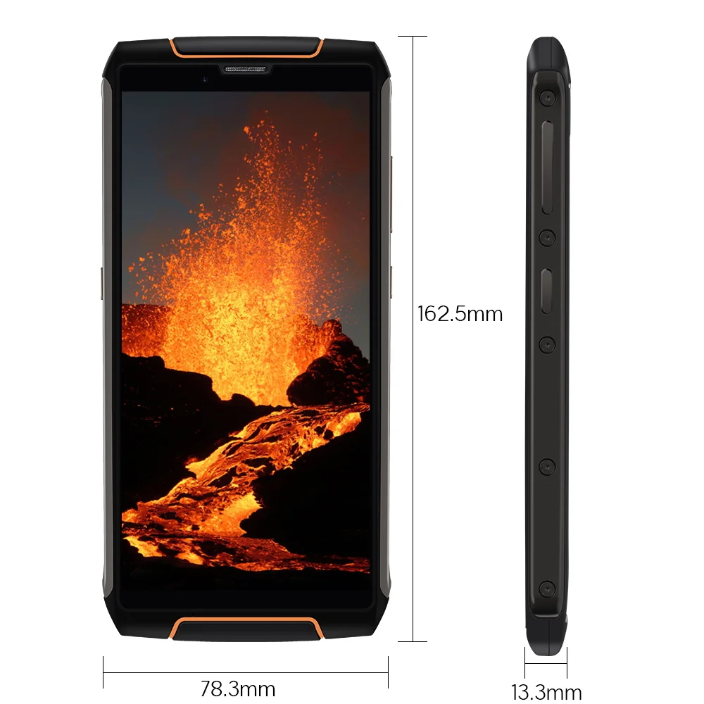 Cubot King Kong 3 IP68 impermeable teléfono resistente NFC 6000 mAh Batería grande Android 8,1 4 GB + 64 GB tipo-C de carga rápida MT6763T Octa core Cubot King Kong 3 IP68 impermeable teléfono resistente NFC 6000 mAh Batería grande Android 8,1 4 GB + 64 GB tipo-C de carga rápida MT6763T Octa core
