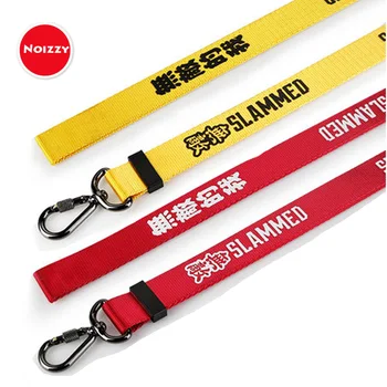 

Noizzy Slammed Society Key Rings Japan Style ID Lanyard Glasses Holder Neck Strap Car Keychain Red for Motorcycle Auto Styling