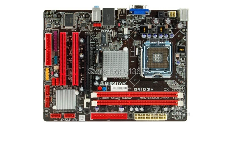 

Free shipping 100% original motherboard for Biostar G41D3+ LGA 775 DDR3 G41  Motherboard  Desktop Boards