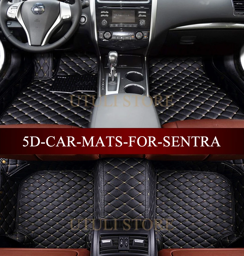 Leather Car floor mats for Nissan 