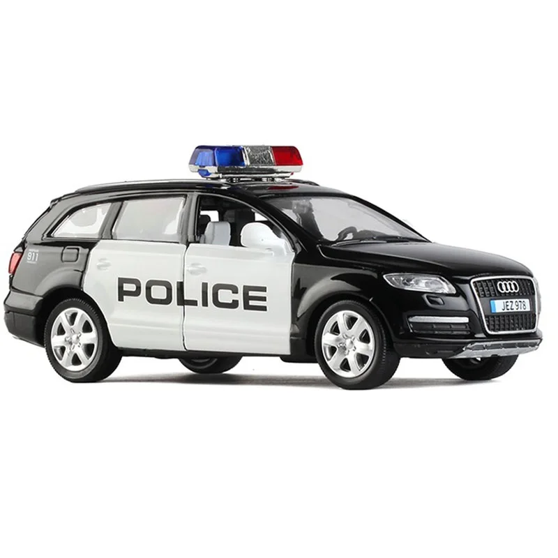 

1:32 Audi Q7 suv Diecast Car model kids toys Collection decoration Sound and light pull back Toy car gift that kids like