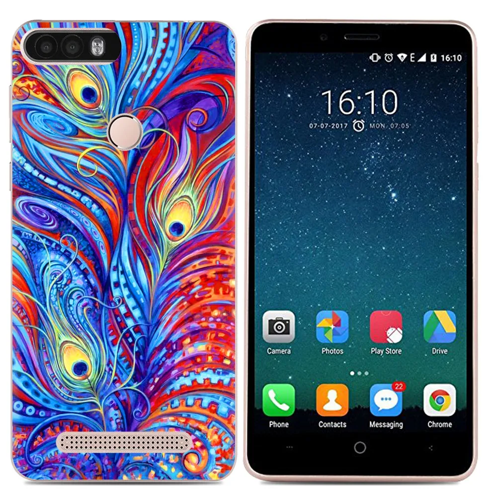 

Phone Case For Leagoo kiicaa power 5 inch Fashion Design High quality Art Painted Back Cover TPU Soft Silicone Case