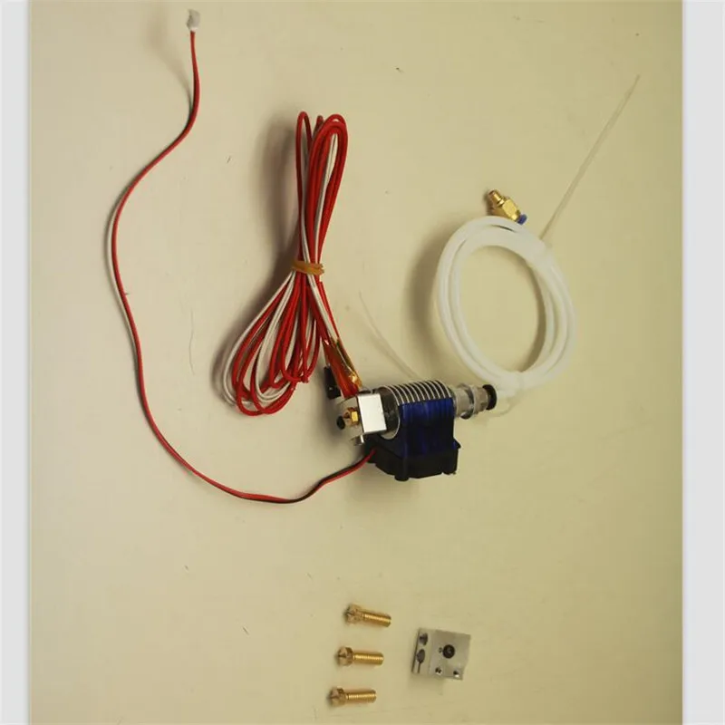  3D Printer J-head Hotend with Fan for 1.75 12 v 3D v6 bowden Filament Wade Extruder 0.4mm Nozzle+Volcano kit 