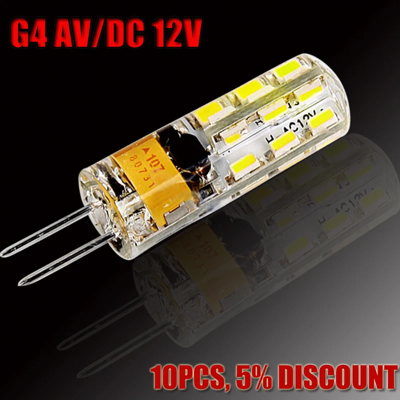 

New Dimmable G4 LED Lamp 3W 6W Mini LED G4 Bulb DC/AC 12V Lampadas LED Light Bulb Replace Halogen Crystal Chandelier Lights ZK93
