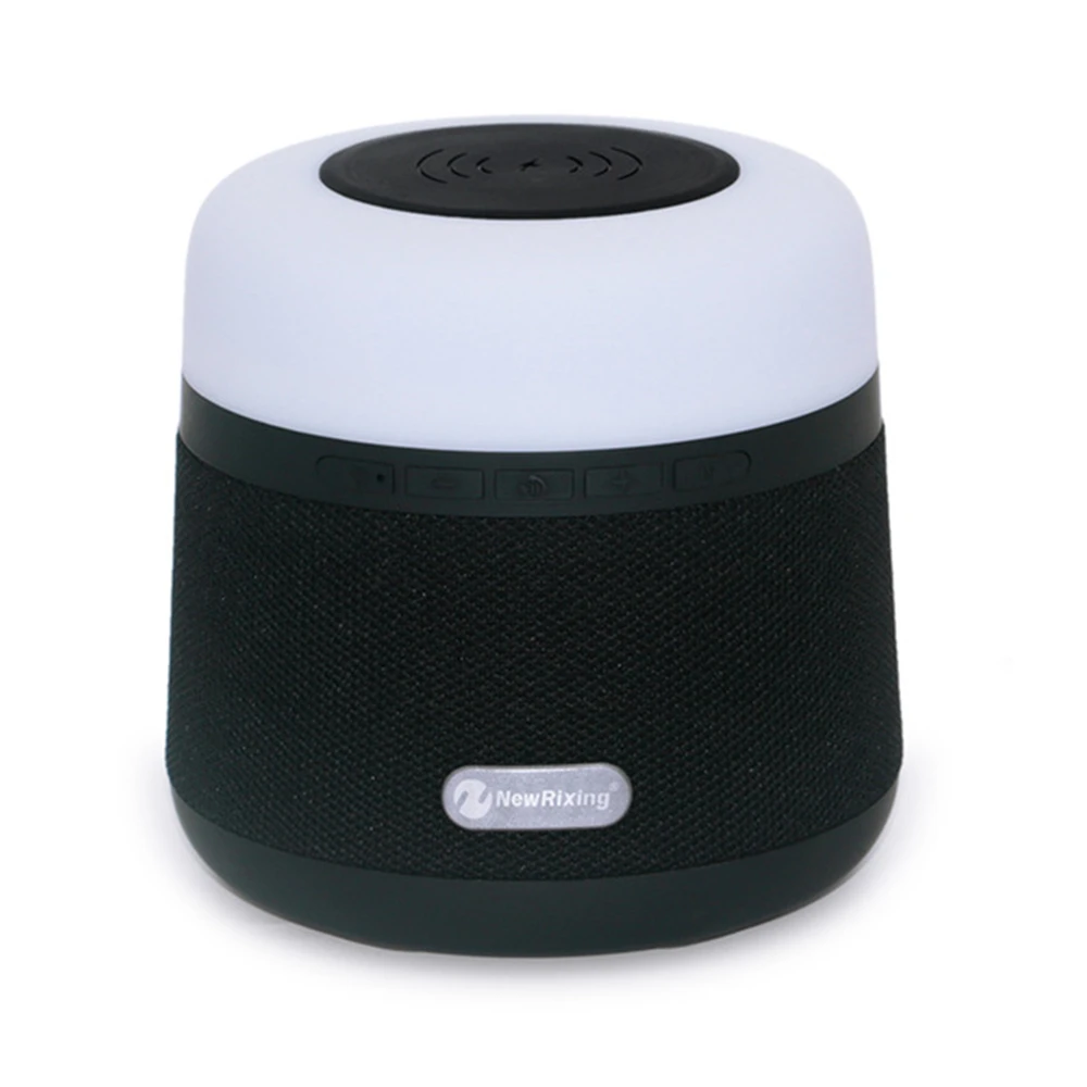 

LED Lights Bluetooth Speaker with Wireless Charging Support USB TF FM Hand Free for Phone Portable Stereo Caixa De Som Altavoz