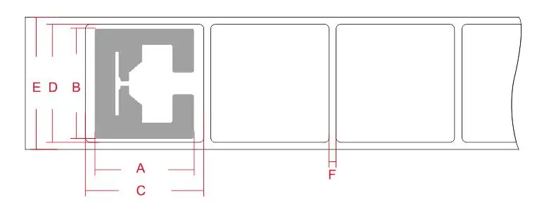 2000 шт./лот пассивный rfid метки uhf rfid клейкий Стикеры s теги EPC CLASS1 GEN2 Стикеры рулон этикеток