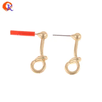 

Cordial Design 100Pcs 9*21MM Jewelry Accessories/Earrings Stud/Tie Knot Shape/DIY Earrings Making/Hand Made/Earring Findings