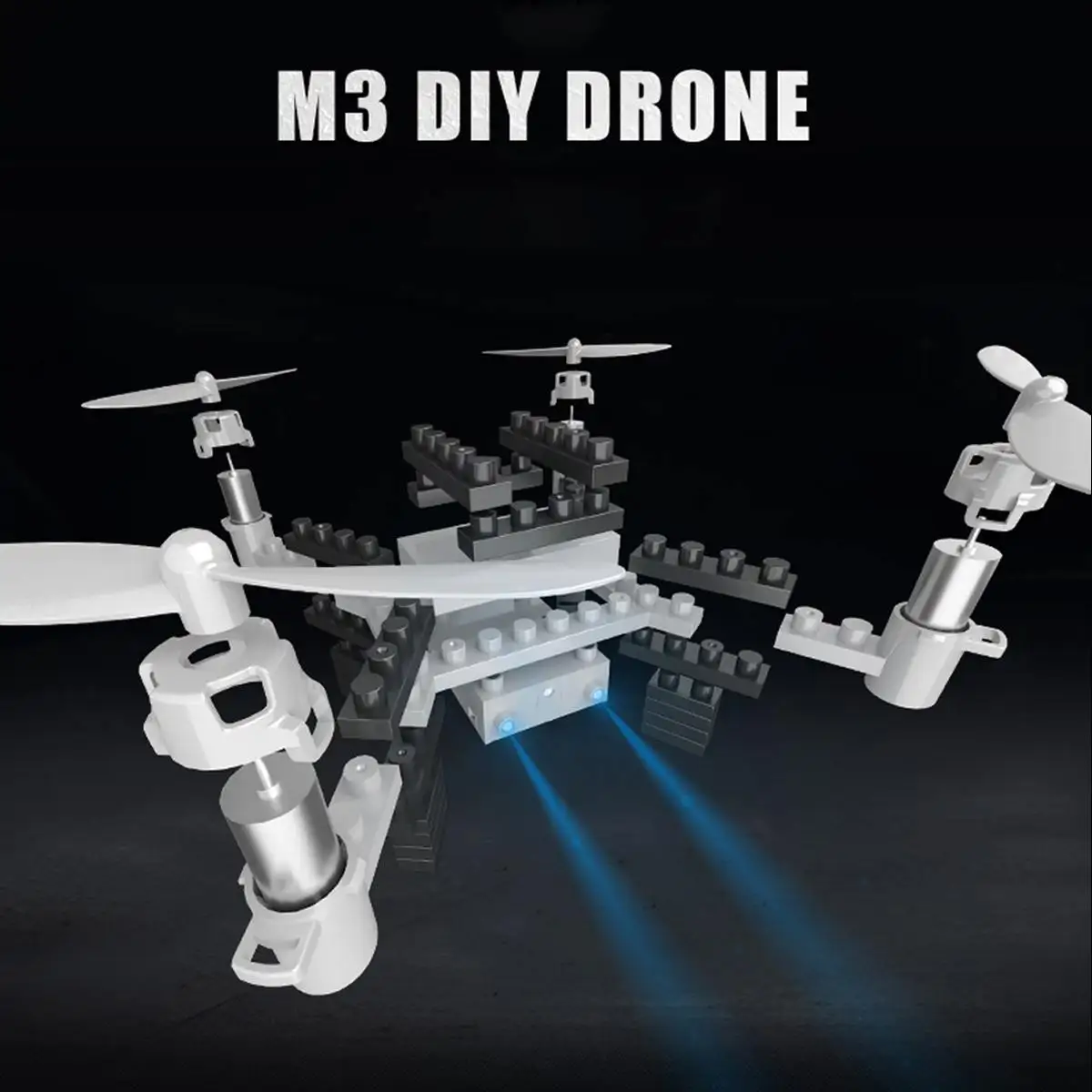 

4 Channels 4-Axis DIY Mini RC Drones With Camera Quadcopter Helicopter Phone Control Aircraft Toy For Children's Day Gift