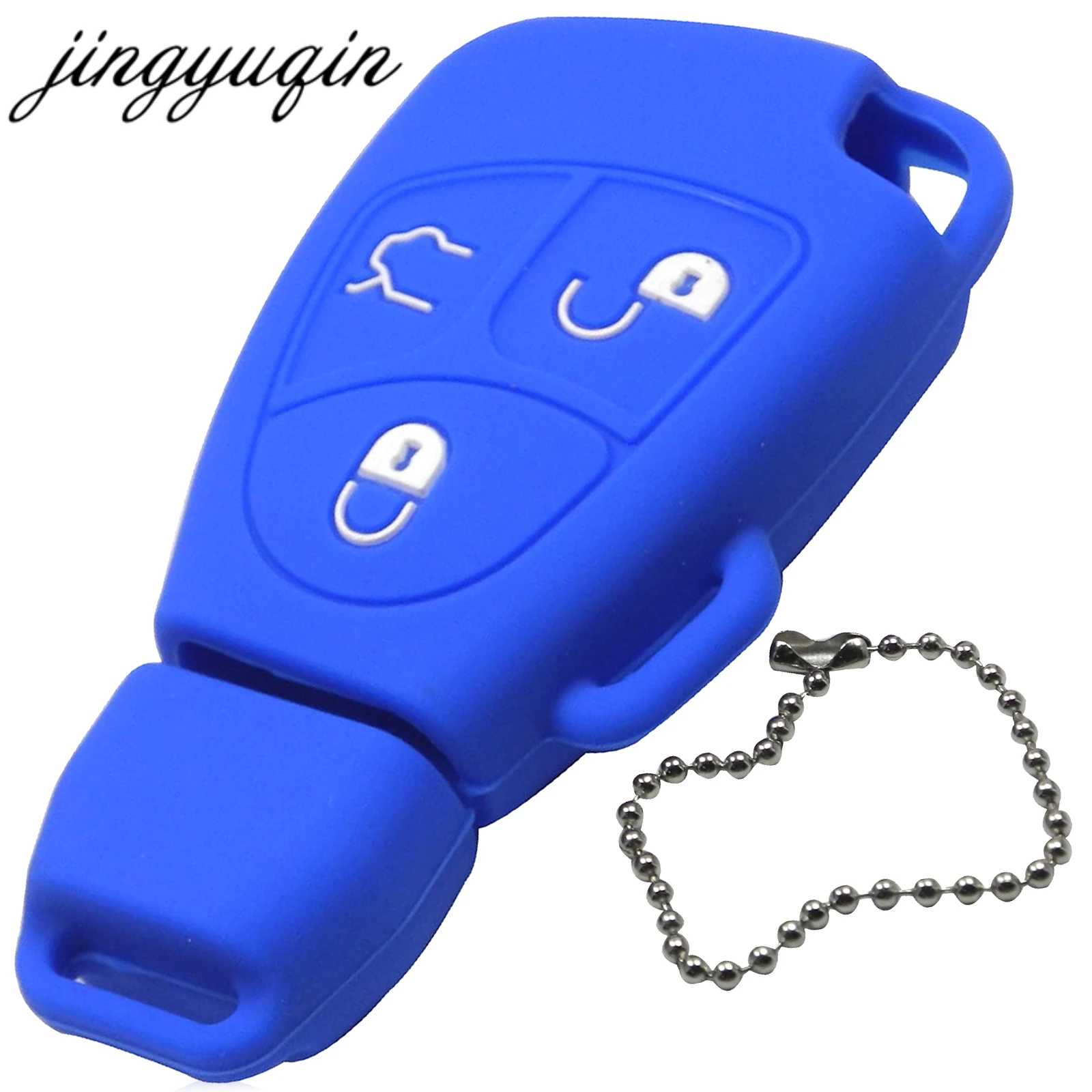 Jingyuqin-custodia-in-Silicone-per-Mercedes-Benz-B-C-E-ML-S-CLK-CL-3-4.jpg Keyforkess custodia in Silicone per Mercedes Benz B C E ML S CLK CL 3/4 pulsanti custodia in gomma per telecomando - Jingyuqin custodia in Silicone per Mercedes Benz B C E ML S CLK CL 3 4