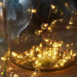 2 м 20LED свет шнура Открытый сказочных огней лампы гирлянда сад Главная Свадебная Новогоднее украшение огни цепи