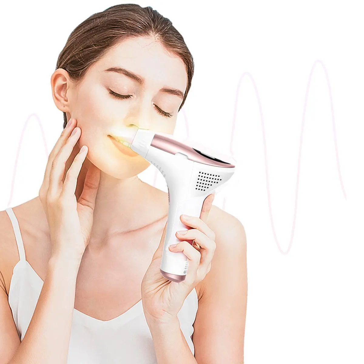 Elétrico a Laser Dispositivo de Beleza Depilador Tipos Permanente Indolor Depilação Rosto Corpo Axila Bikini Uso Doméstico Ipl 3 2 Depilador ipl elétrico a laser depilador 3