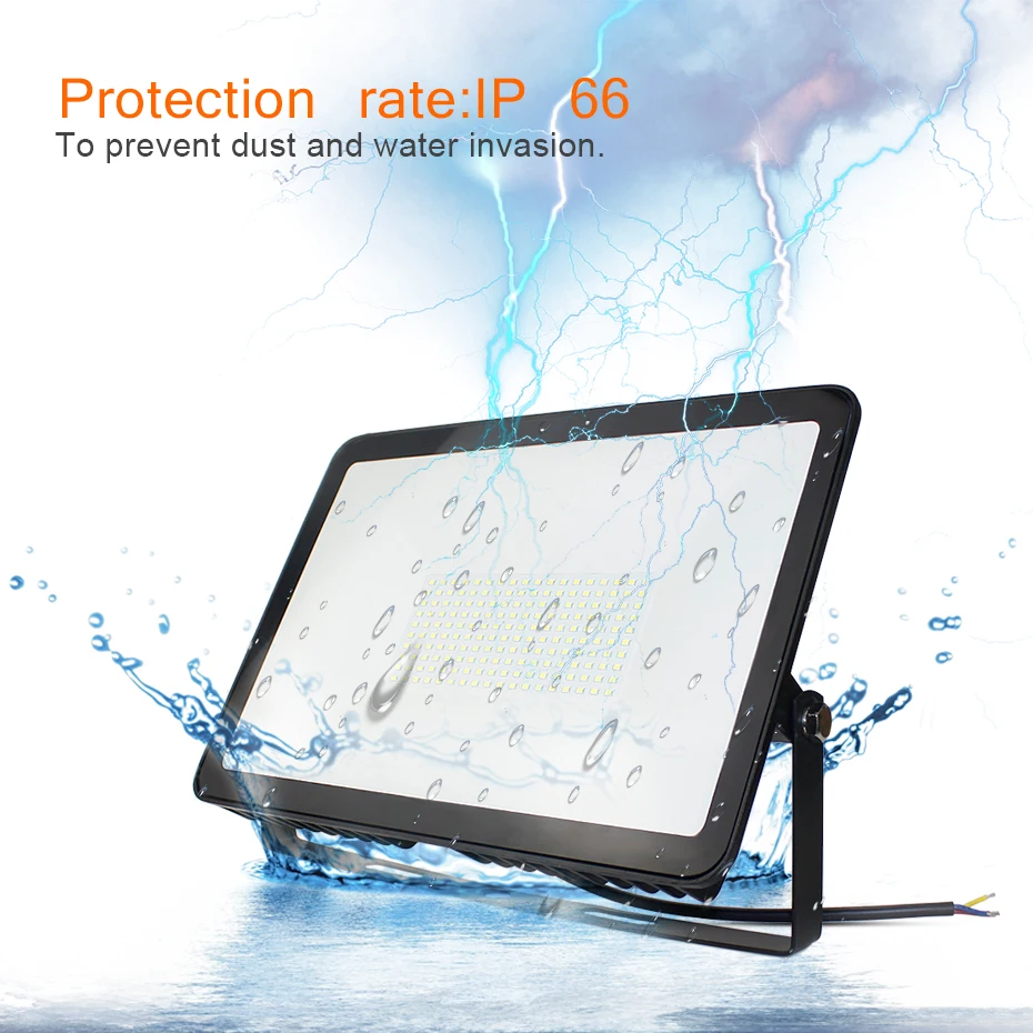 Светодиодный прожектор 10 Вт 30 50 100 150 наружный 220 В Водонепроницаемый IP66 теплый