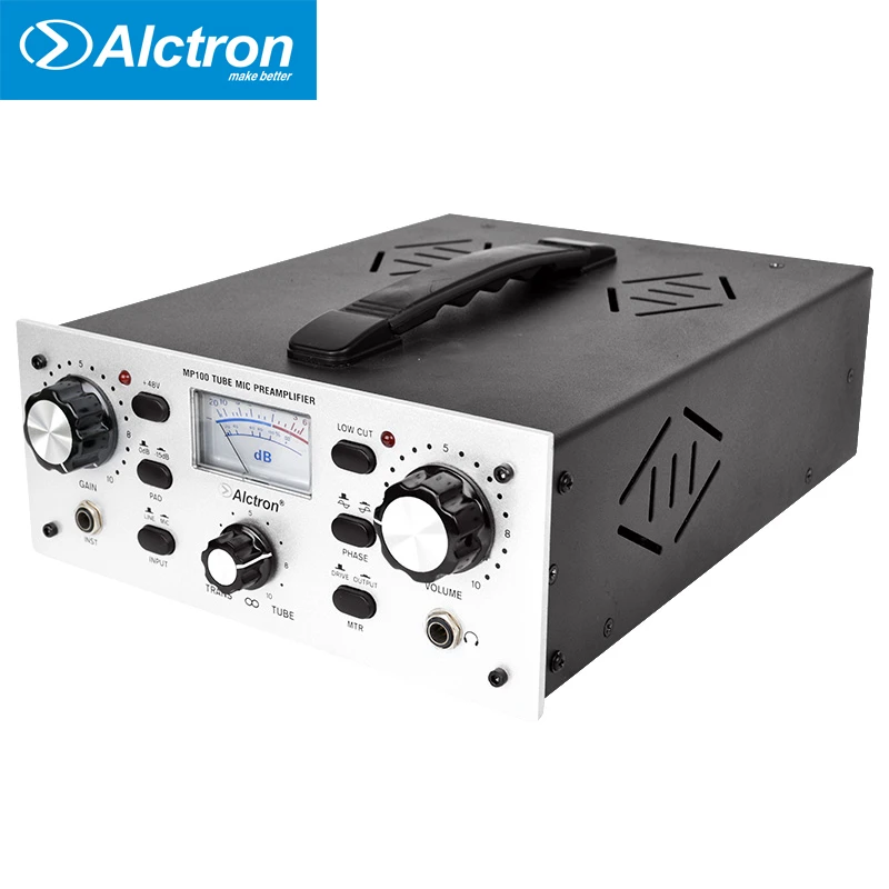 Stout herten moersleutel Alctron MP100 Single kanaals high end elektronische buis microfoon  Voorversterker met 48 v phantom power|Microfoons| - AliExpress