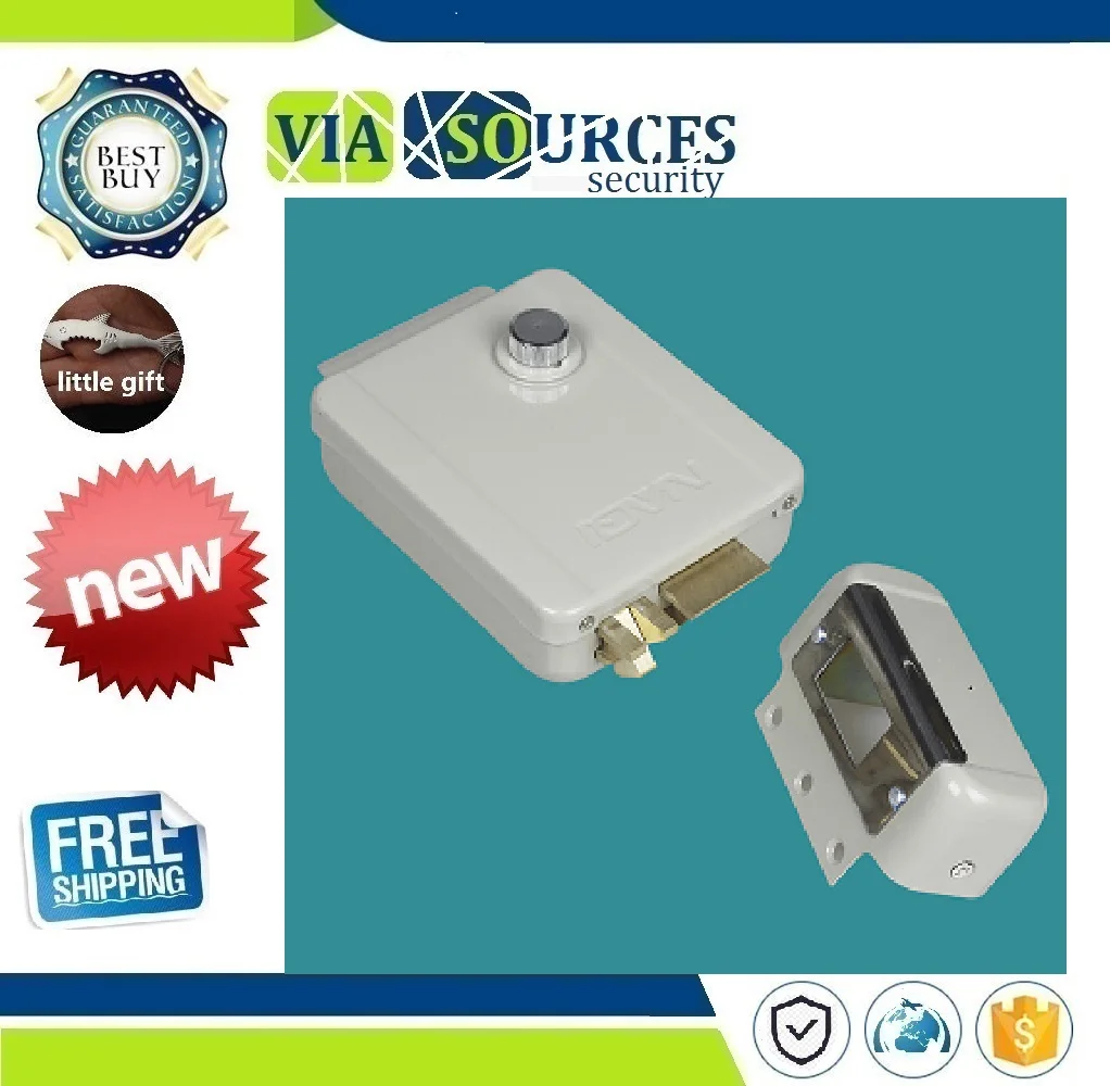 

Electric Lock for Video Doorbell Intercom Access Control Security System with Keys