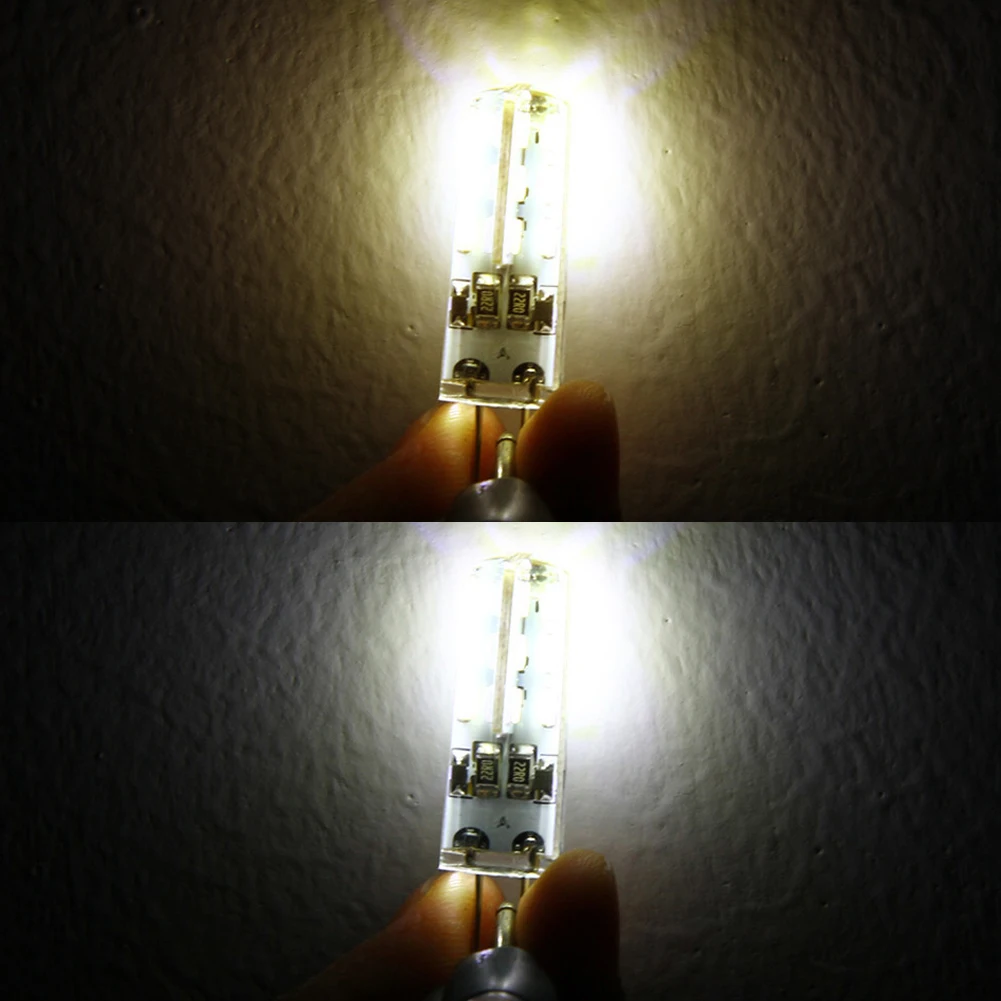 10 шт SMD 3014 Светодиодный лампы 3 W G4 базы светодиодный лампы высокой Мощность DC 12 V пузырь шарика яркий светодиодный лампы кукурузы Белый
