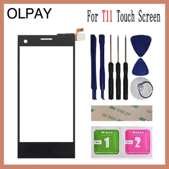 

OLPAY 5.0" inch Tested Front Outer Glass For THL T11 Touch Screen Digitizer Panel Lens Sensor Tools Adhesive+Wipes