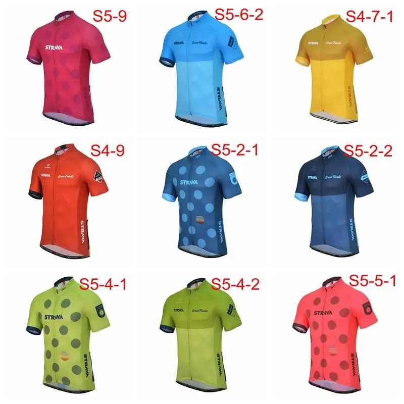 

STRAVA 2019 Cycling Jersey Tops Summer Racing Cycling Ropa Ciclismo Short Sleeve mtb Bike Jersey Shirt Maillot Ciclismo K122710