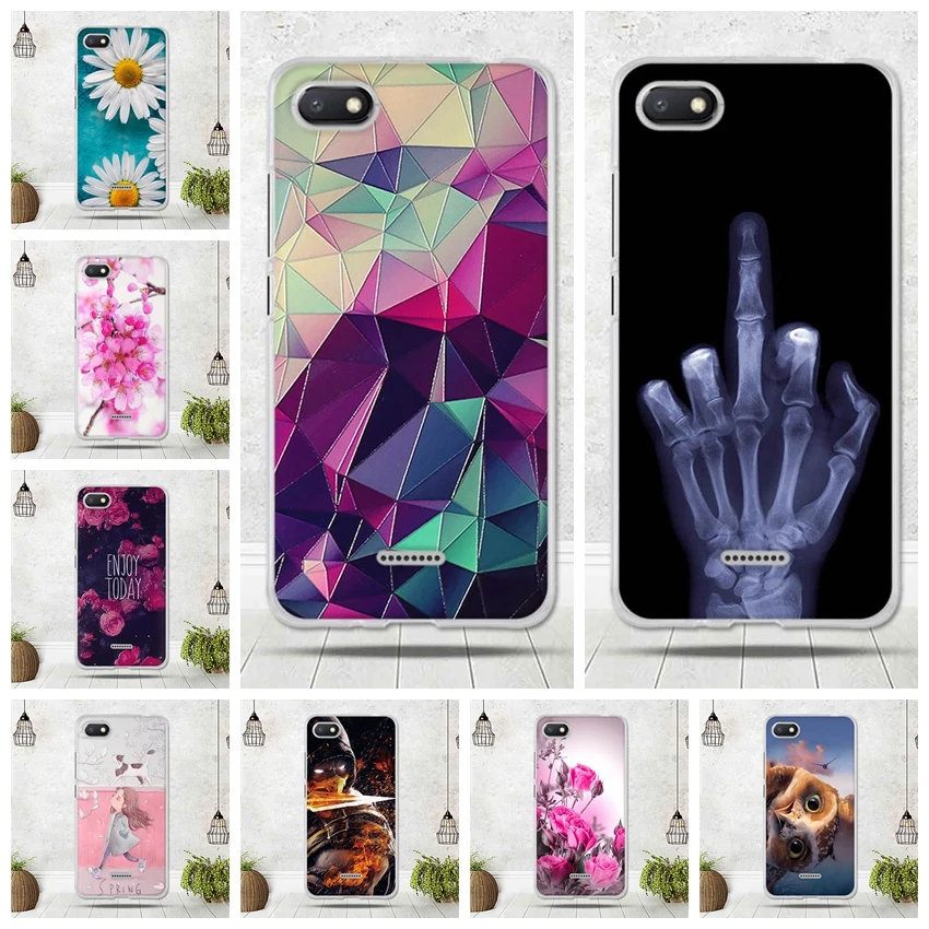 Mobile Phone Case For Xiaomi Redmi 6A Case Silicon Soft TPU Back Cover For Capa Xiaomi Redmi 6A Cover Funda 3D Coque Redmi 6 A