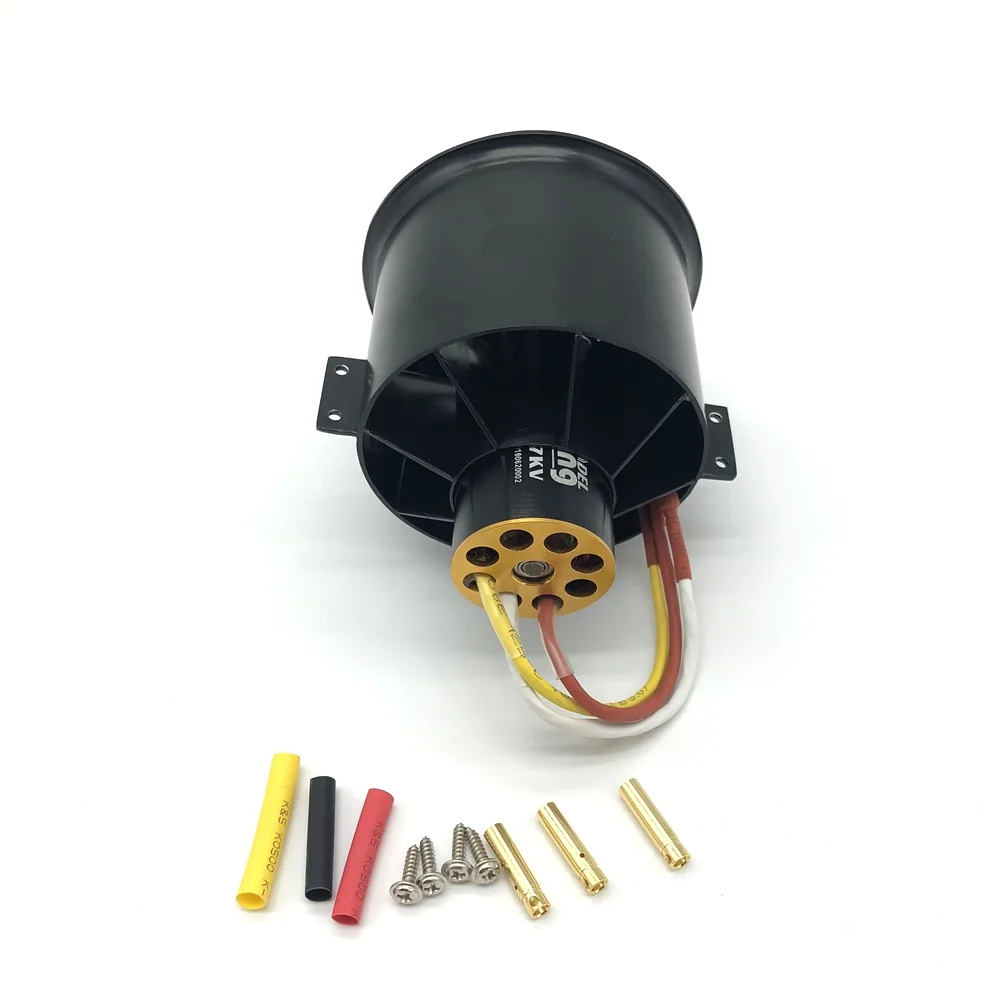 Freewing 80mm EDF 12-blade ducted fan metal 3658-1857KV inrunner motor use for all 80mm upgrade version Freeshipping