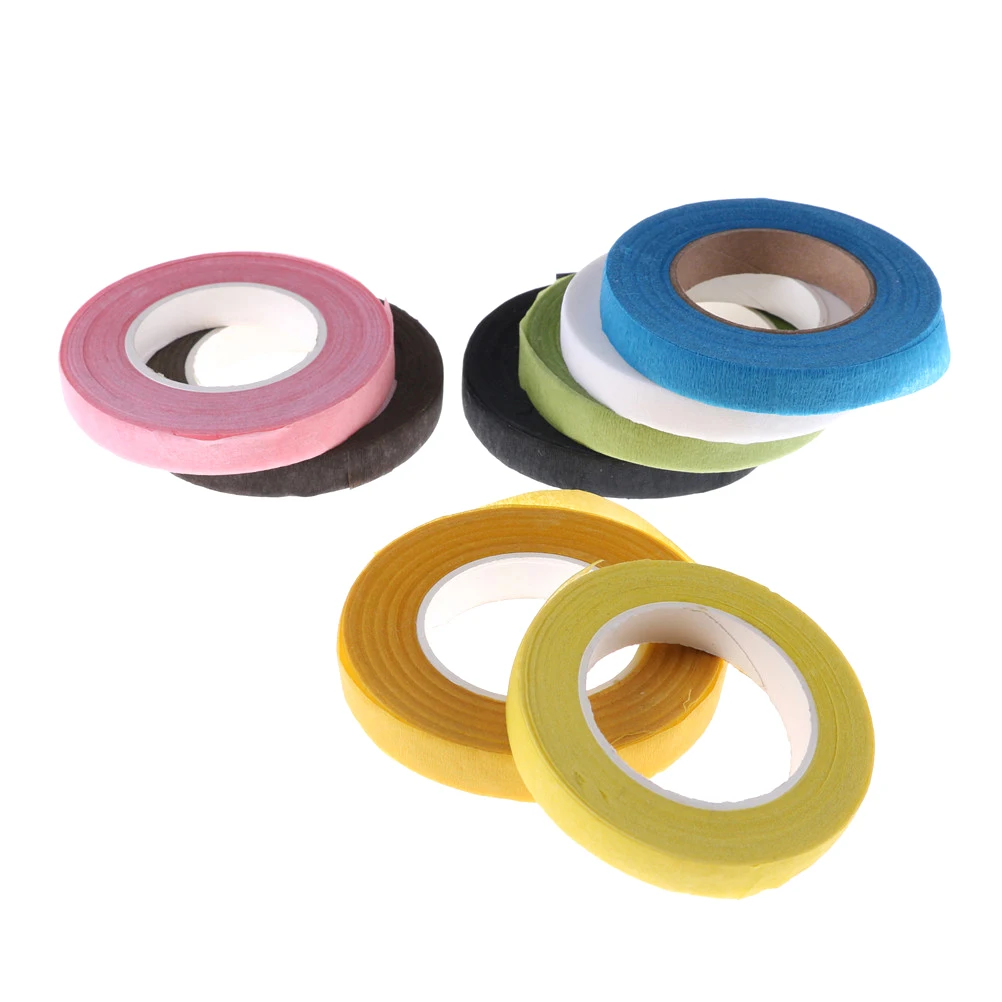 

25M Paper Garland Glue Tape Artificial Flower Fixed For Wedding Party Decoration DIY Wreath Flores Garland Tape 1.2cm Width